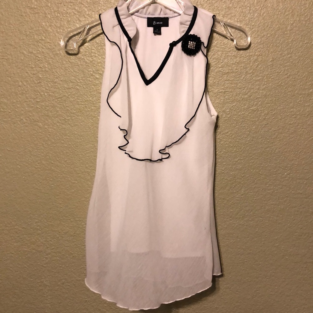 White dress top